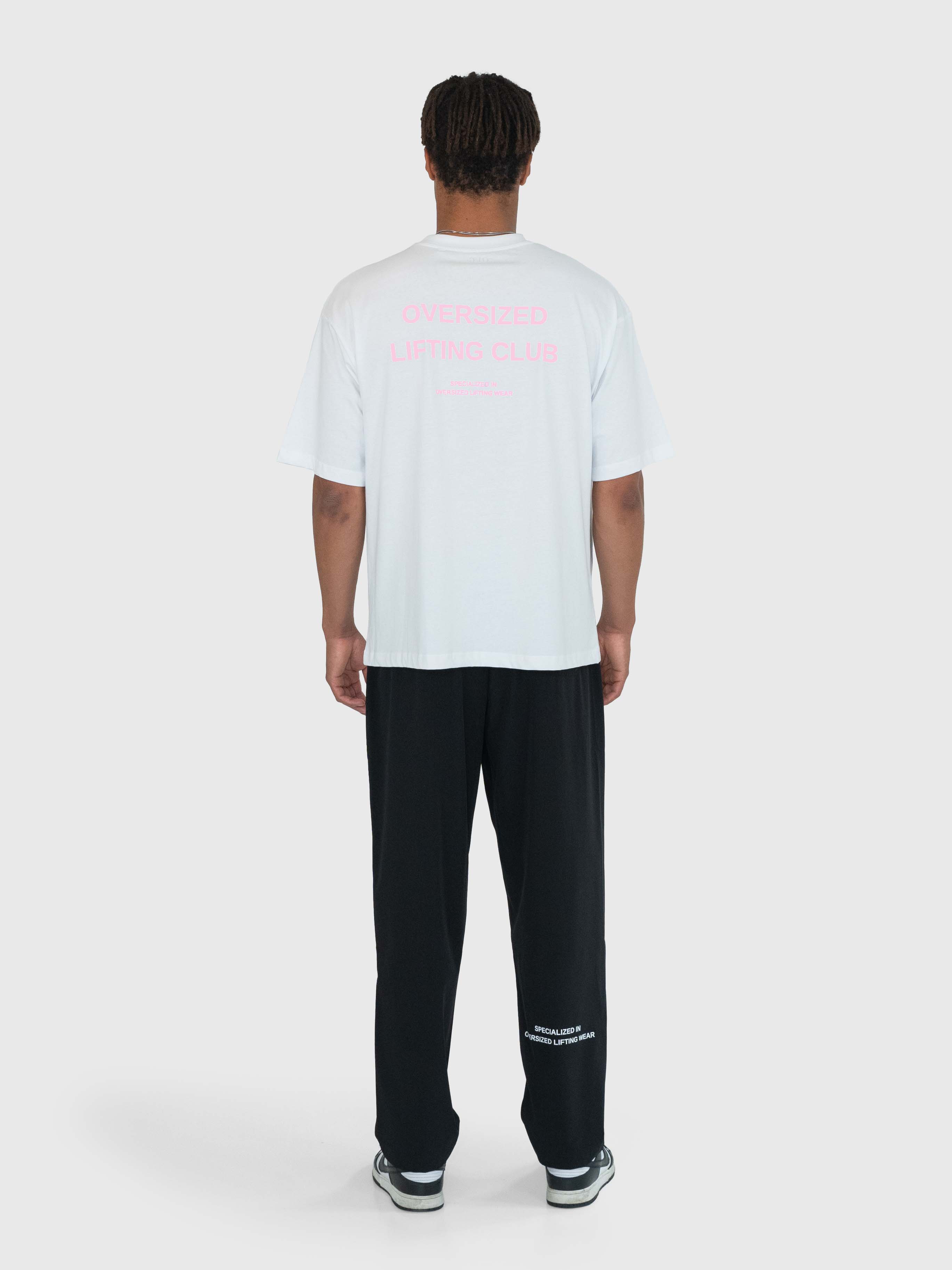 Confidence Box Tee - White/Pink