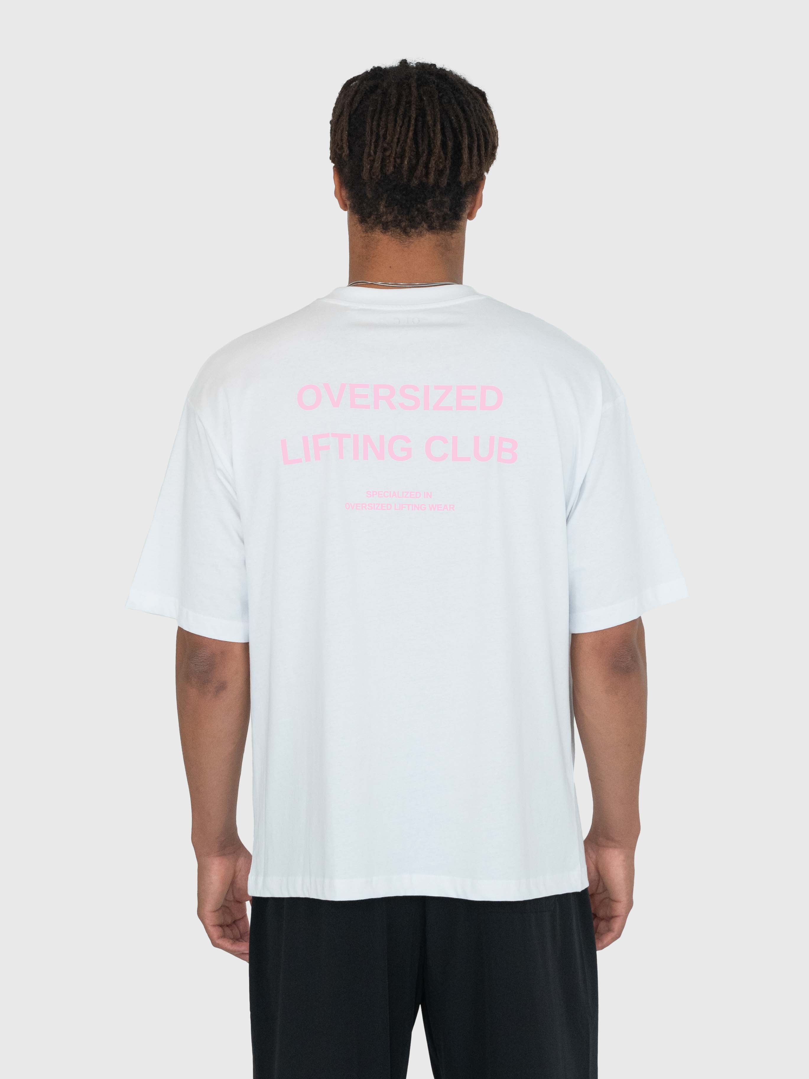Confidence Box Tee - White/Pink