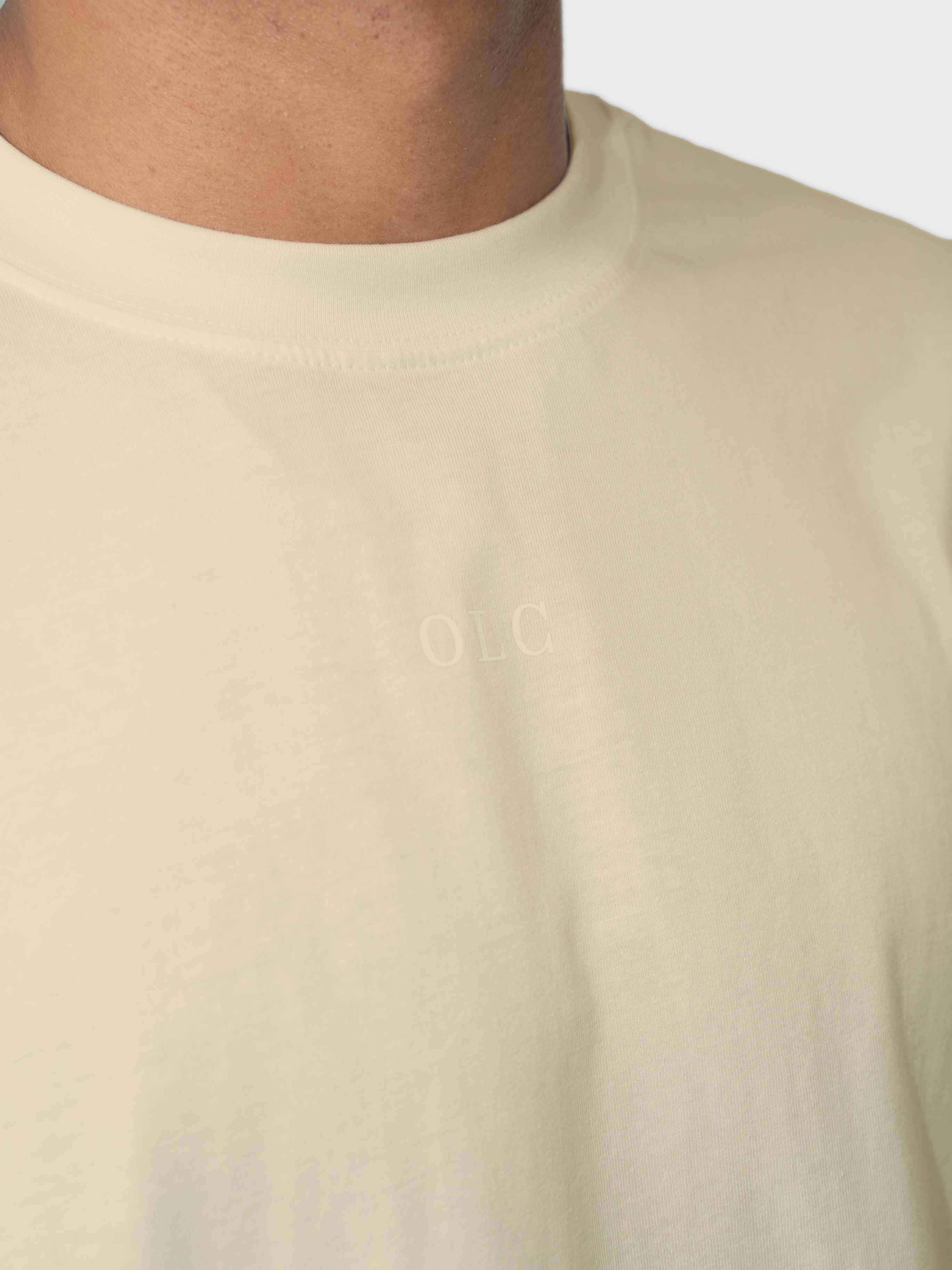 Confidence Box Tee - Beige/Brown