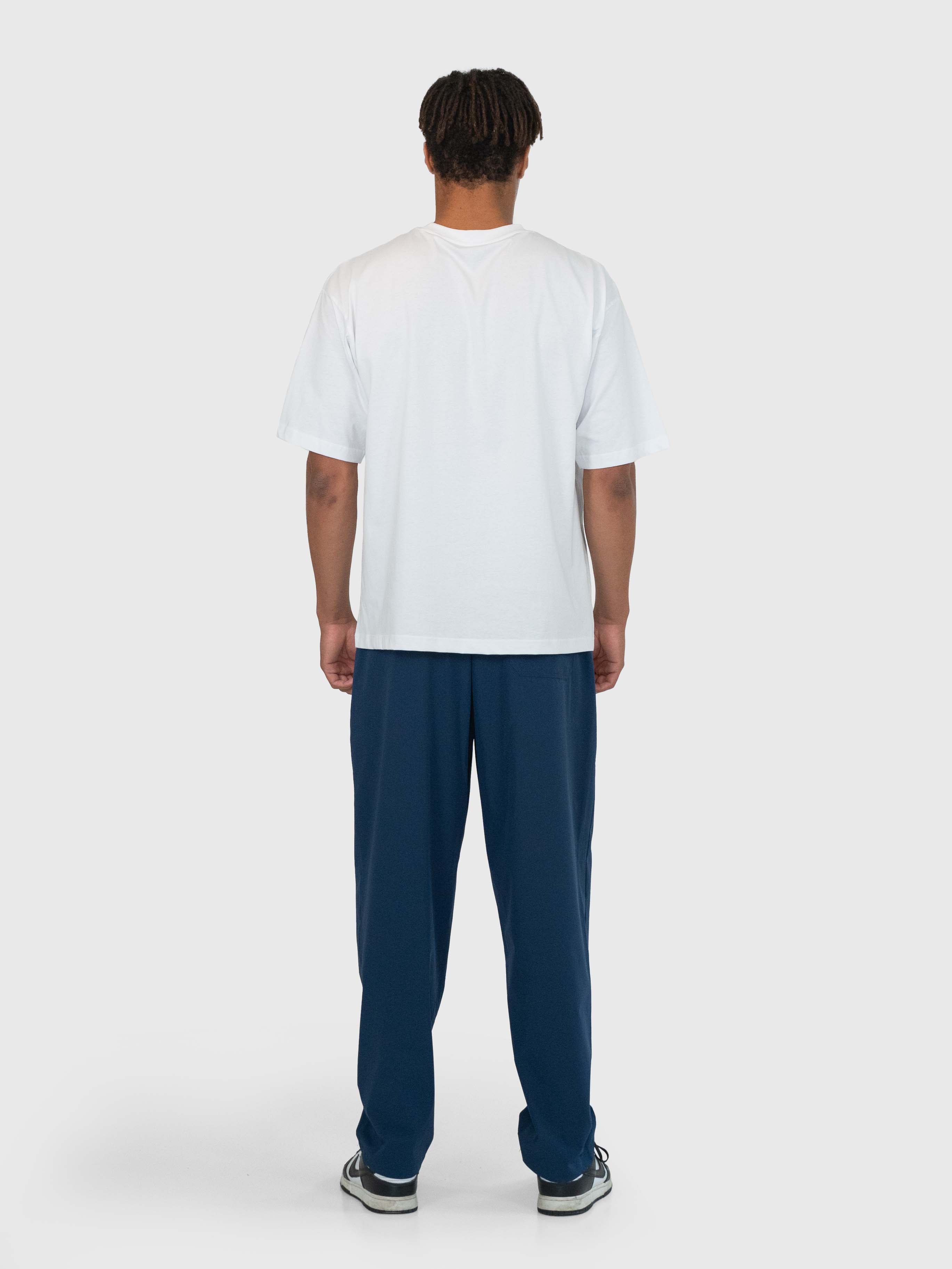 Essential Tech Pants - Navy Blue/White