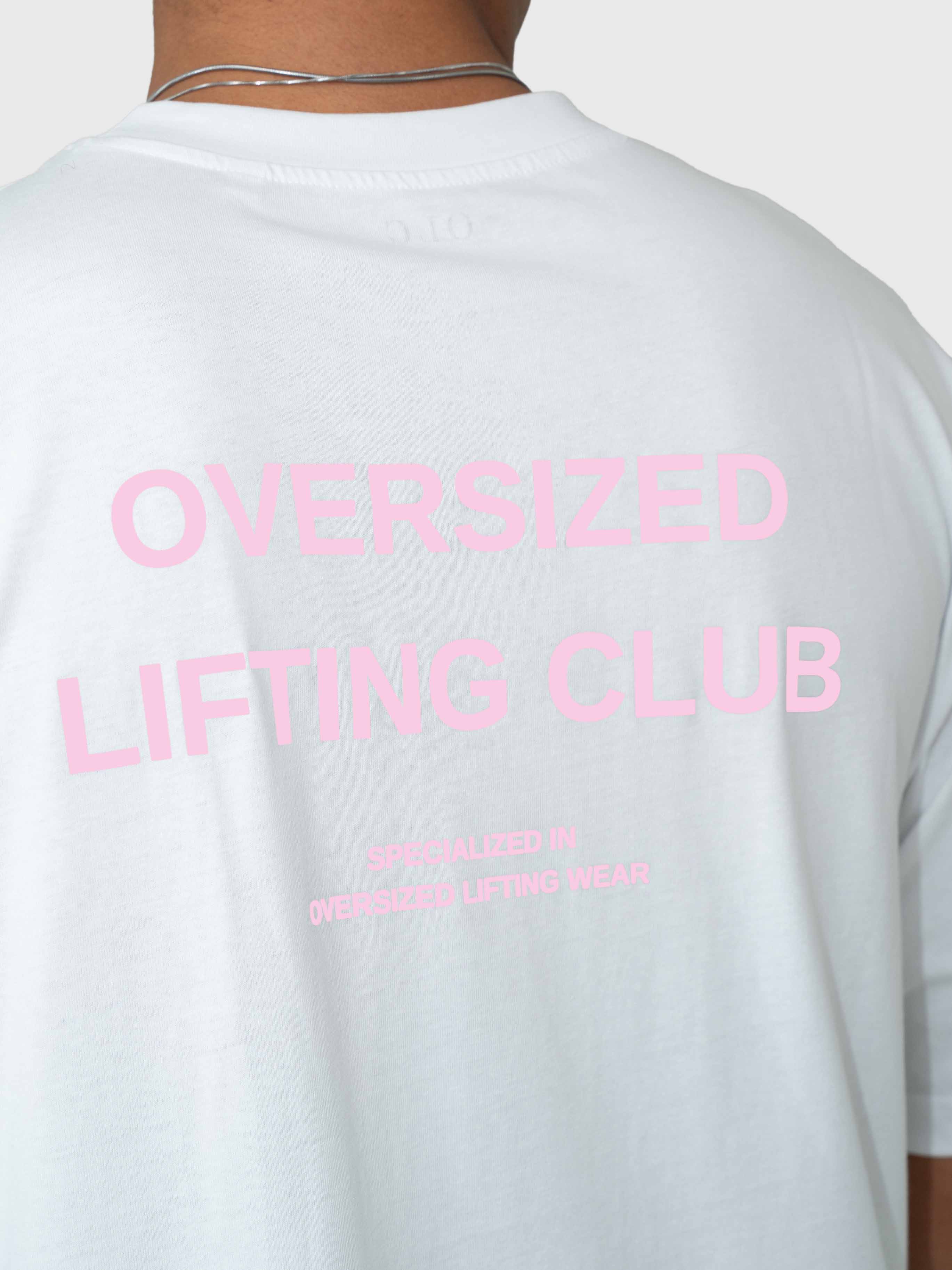 Confidence Box Tee - White/Pink