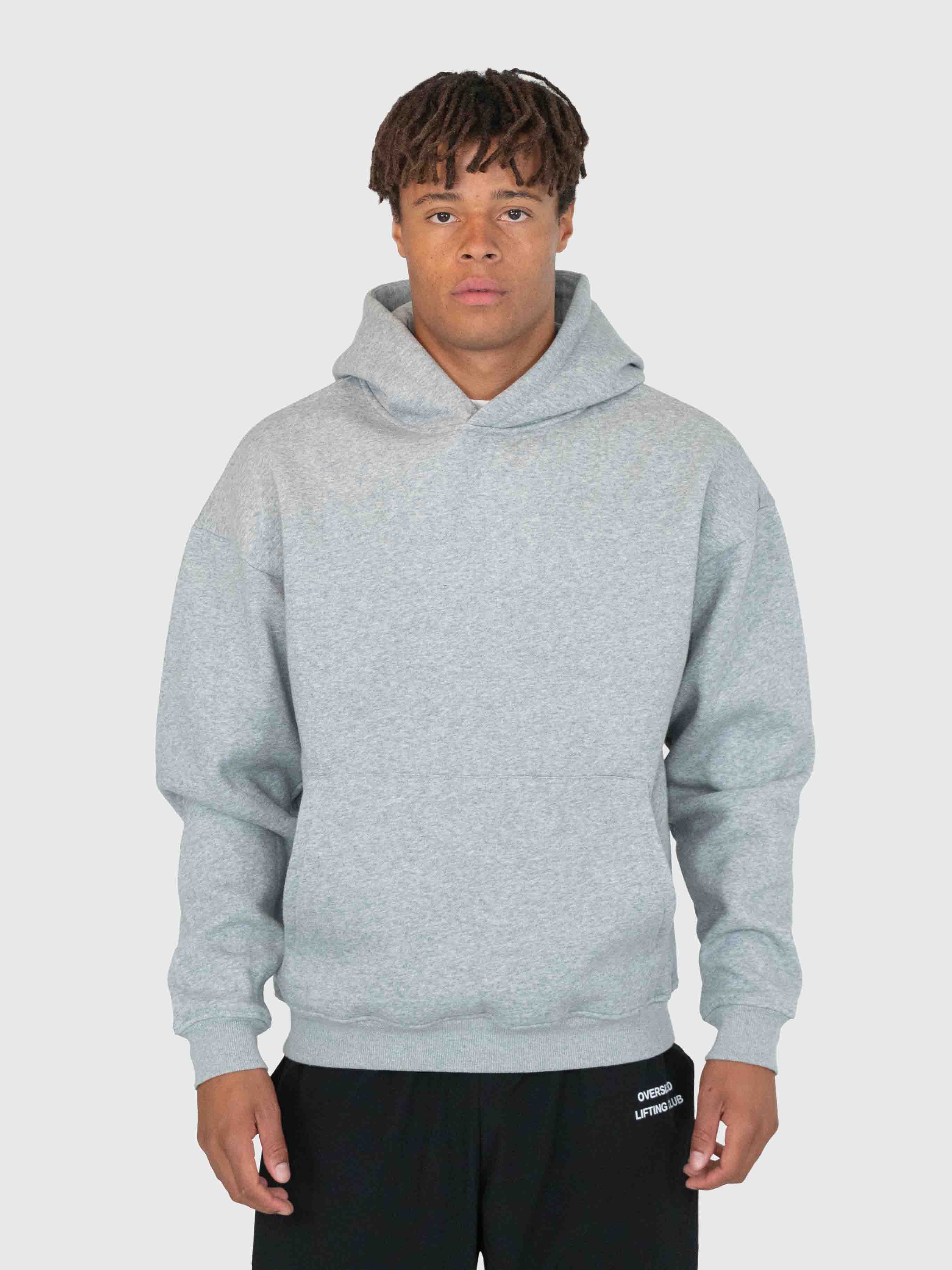 Confidence Hoodie - Grey/Forrest Green