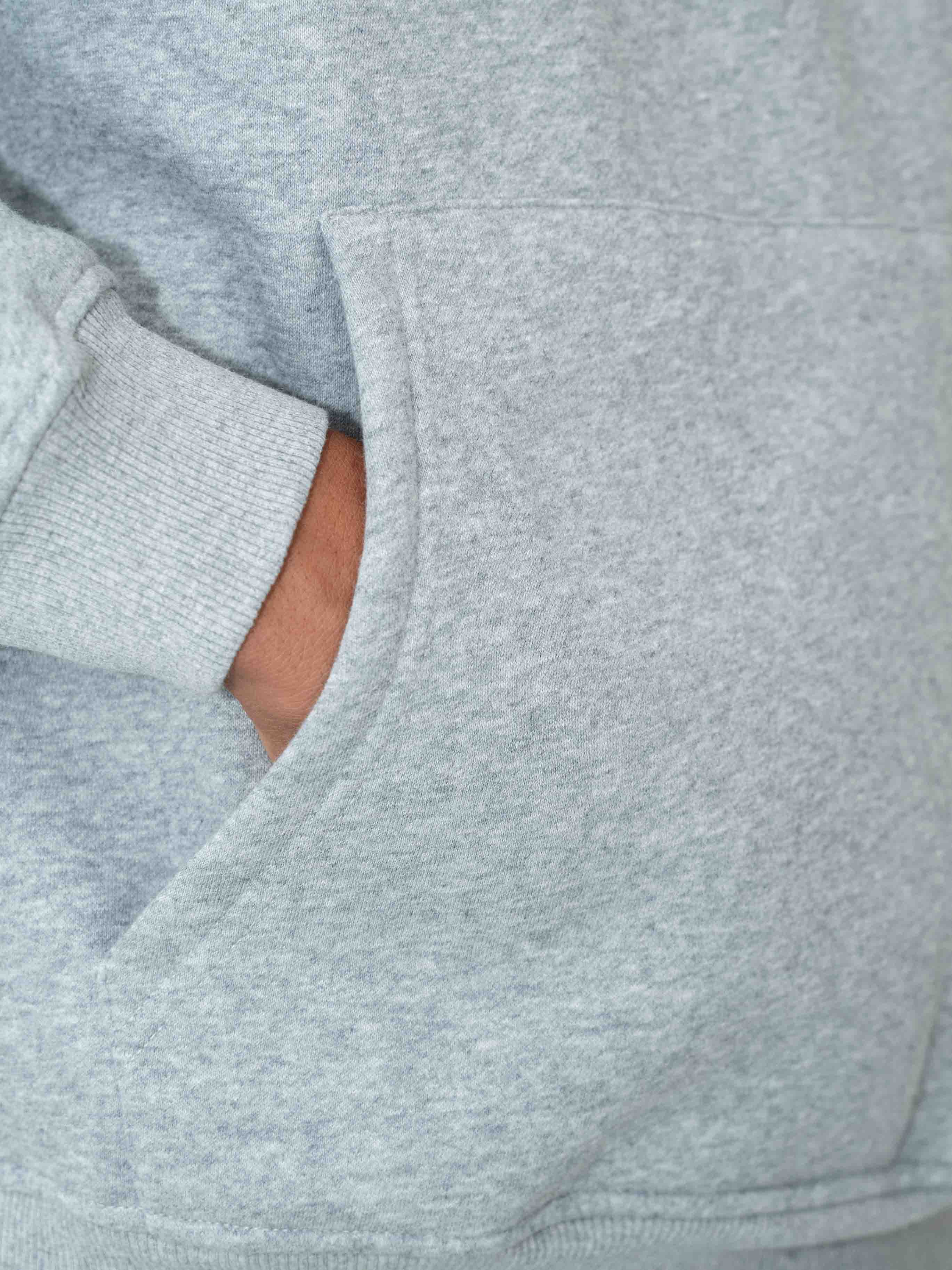 Confidence Hoodie - Grey/Forrest Green