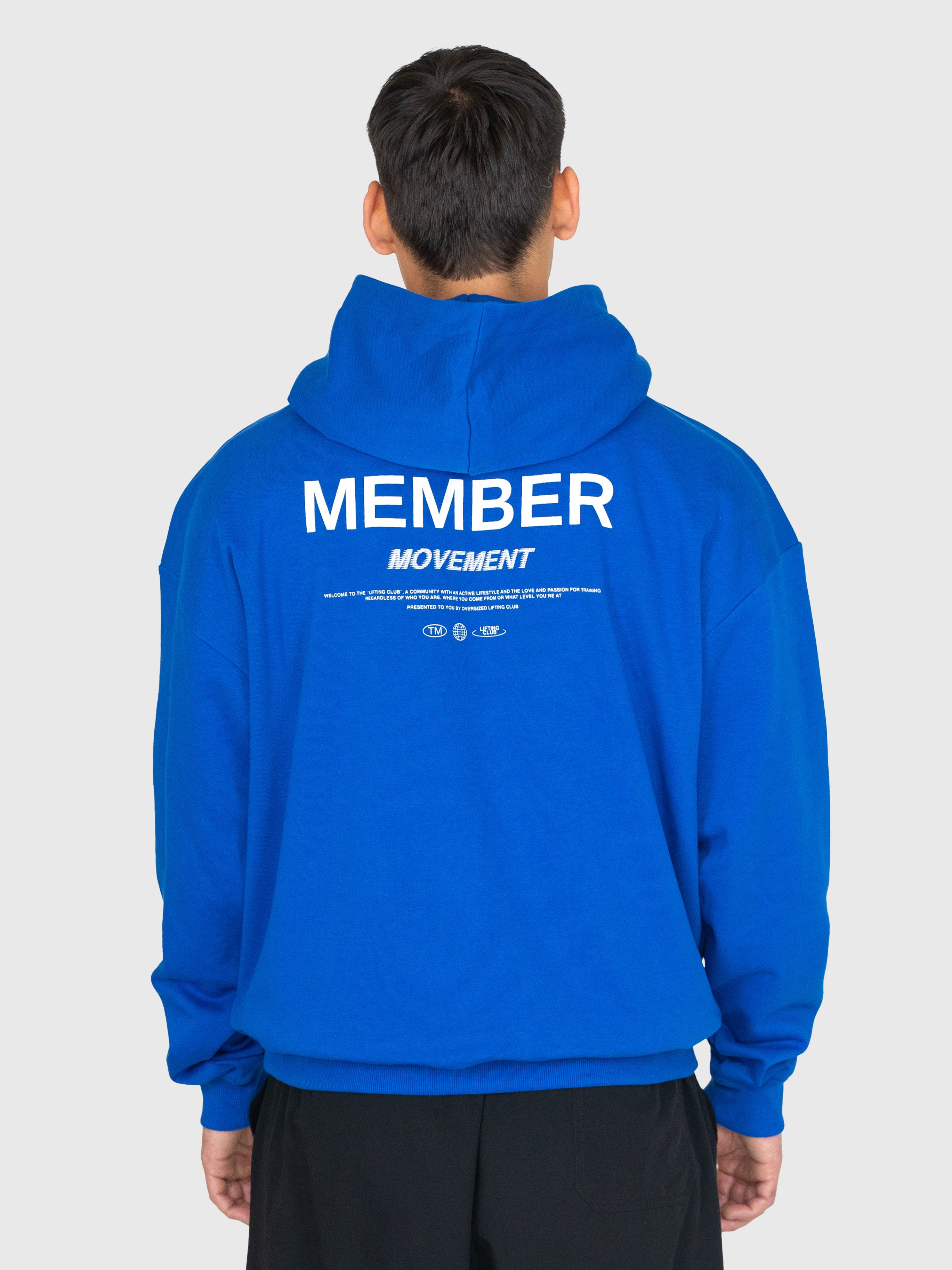Member Hoodie – King Blue/White