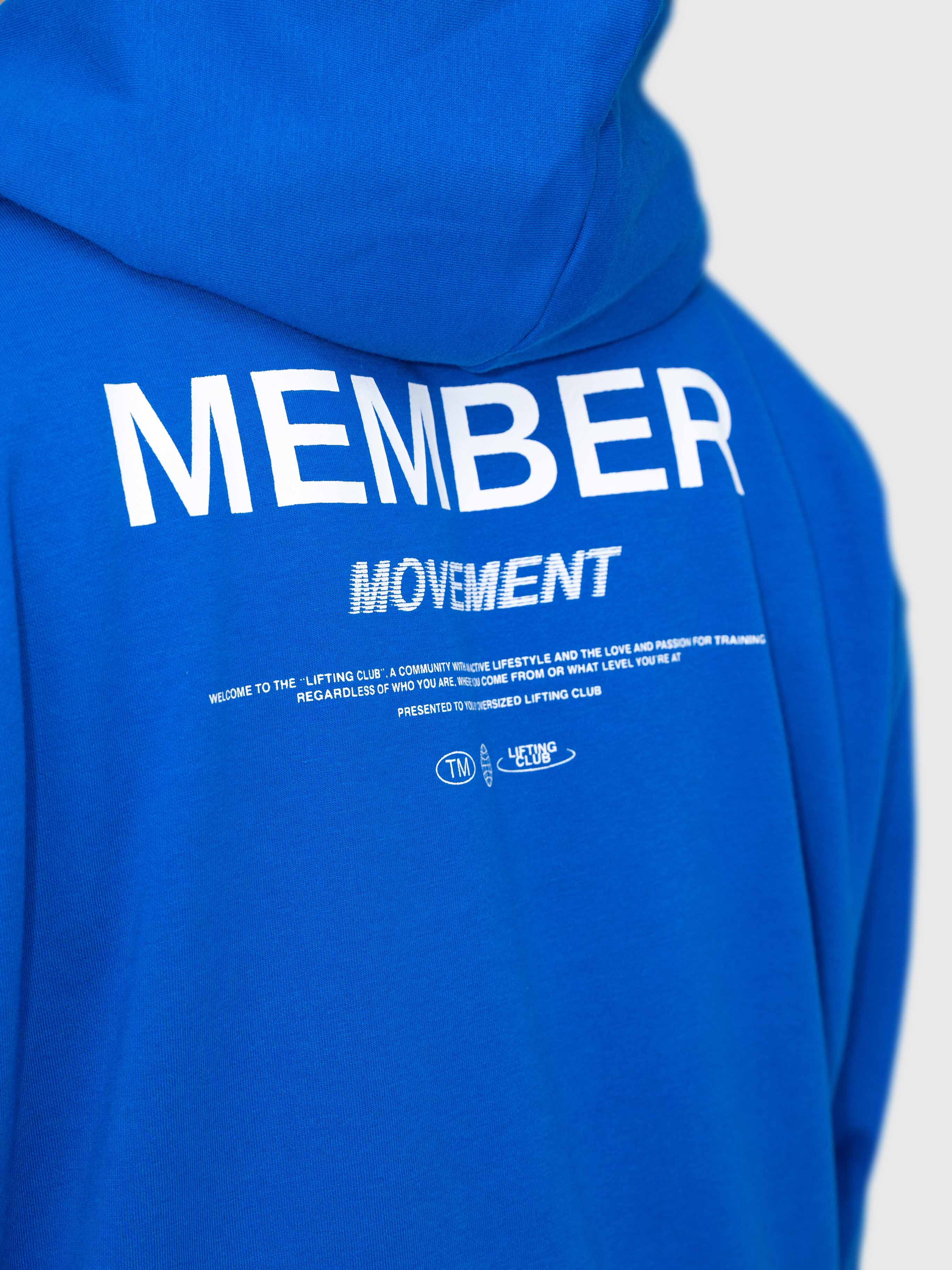 Member Hoodie – King Blue/White