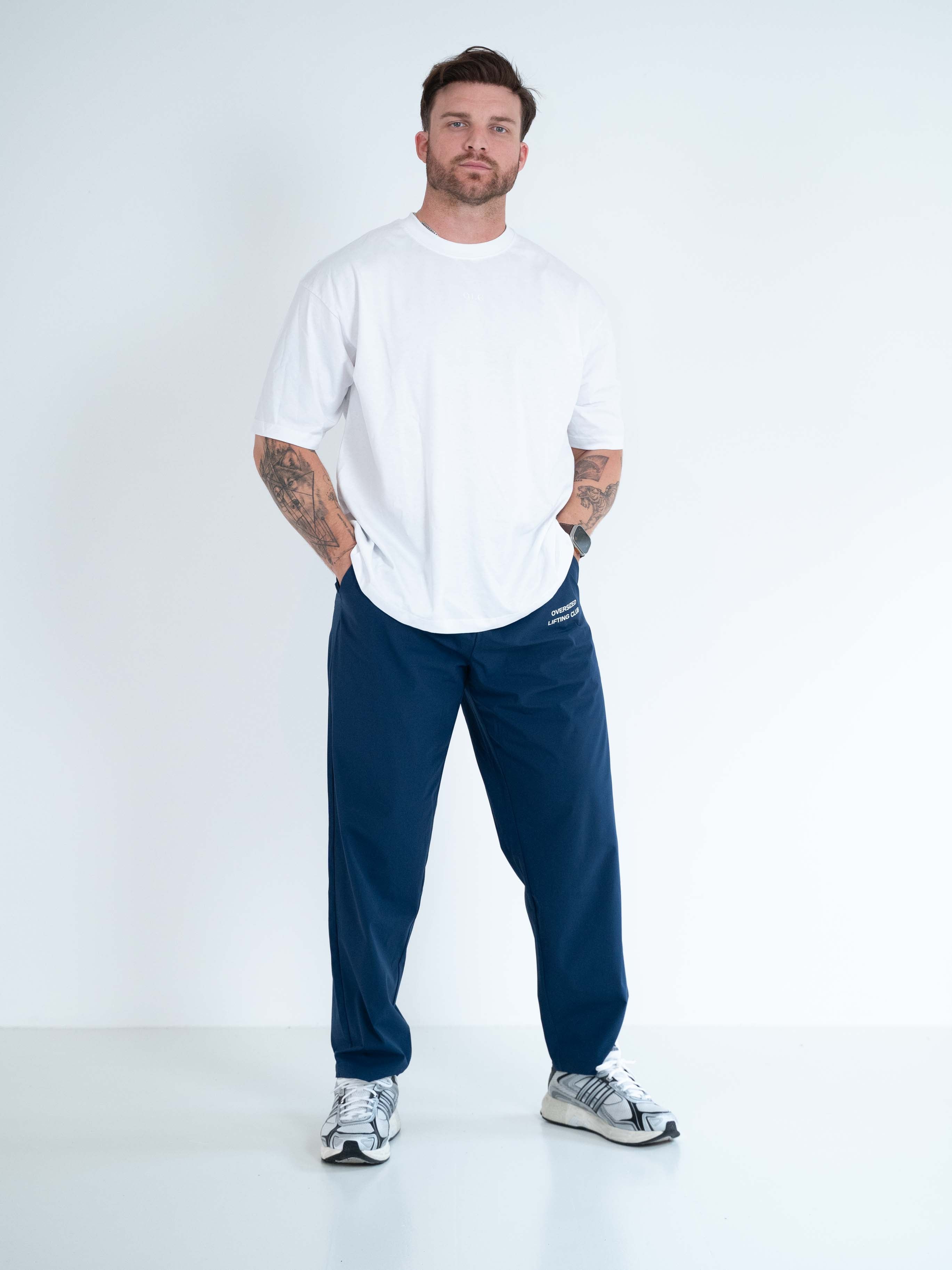 Confidence Tech Pants - Navy Blue/White