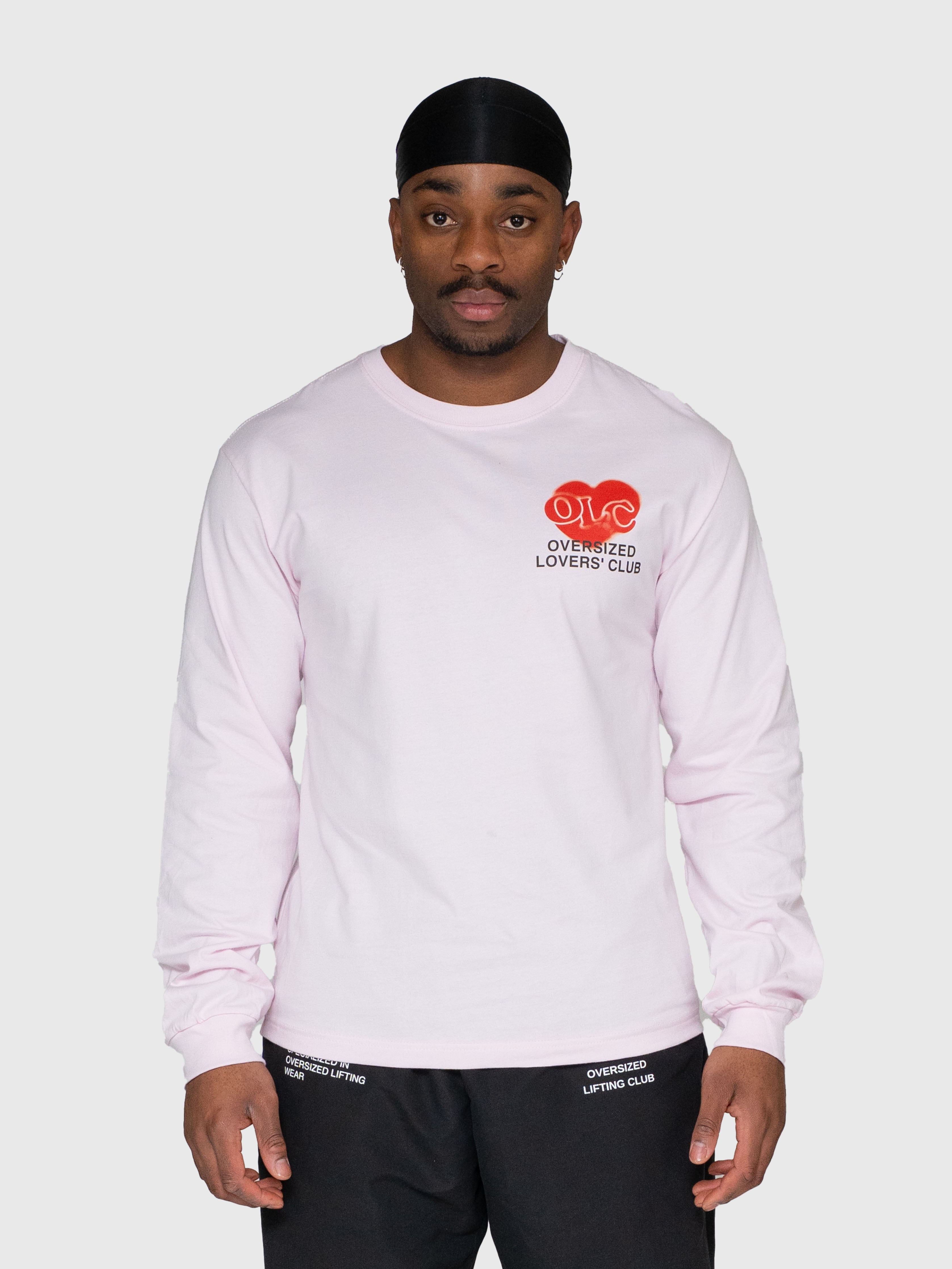 Valentine Graphic Long Sleeve - Pink/Black/Red