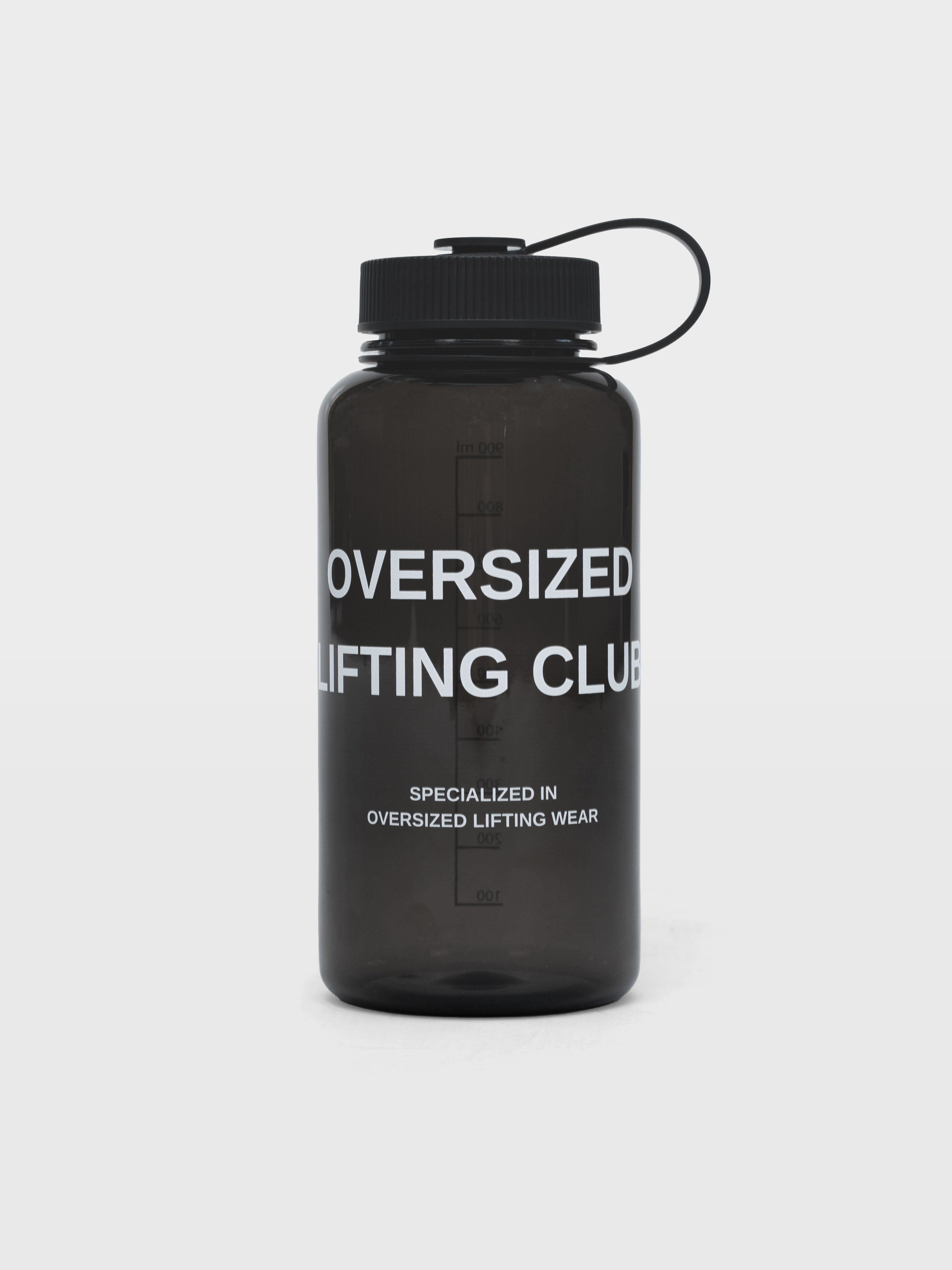 Wide Mouth Water Bottle - Black/White